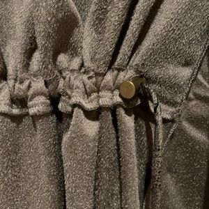 Snakeskin print faux suede layering long jacket.  NEVER WORN.